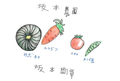 8月　「坂本農園の野さいたち！」　坂本 剛章